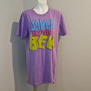 Saved By the Bell Purple Sleep Shirt